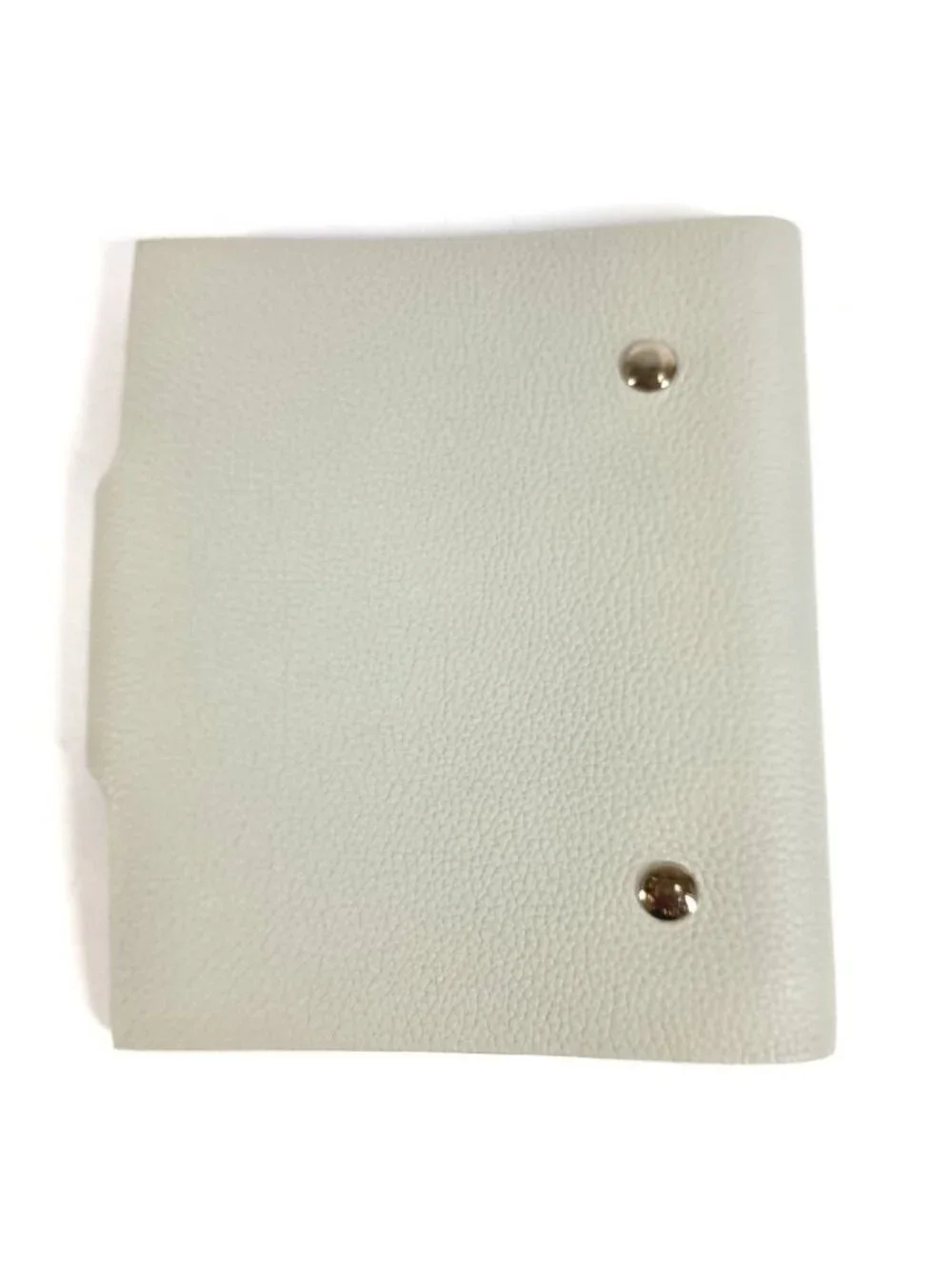 Hermes Notebook Cover Ulysse Neo PM Leather Light Gray Agenda
